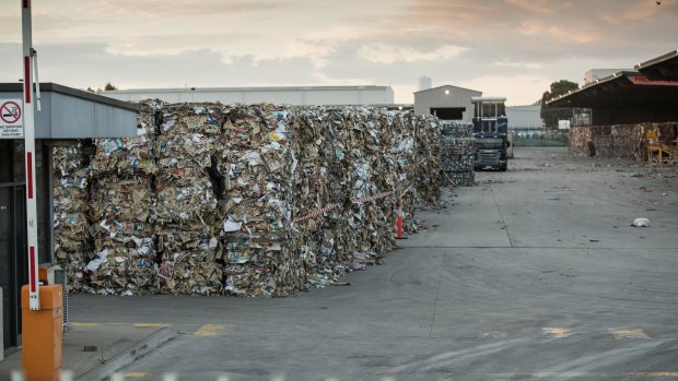 China's ban has caused a glut of recyclable waste in Australia.
