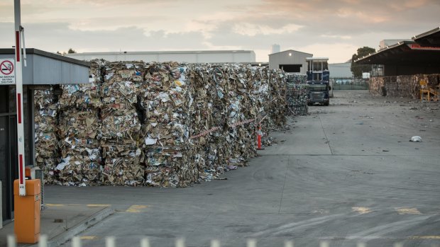 China's ban has caused a glut of recyclable waste in Australia.