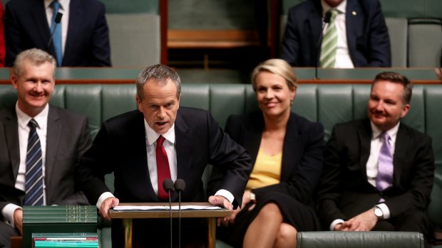 Opposition Leader Bill Shorten delivers the budget reply speech.
