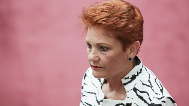 Senator Pauline Hanson has backflipped on her support for the government's company tax plan.
