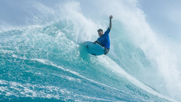Jack Freestone in action at the Margaret River Pro. 