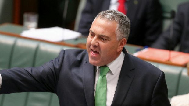 Treasurer Joe Hockey during question time on Tuesday.