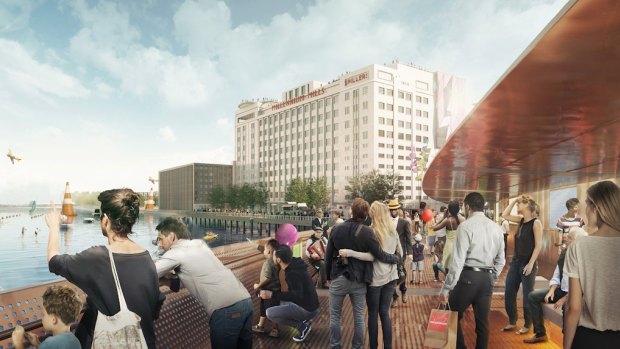 An artist's impression of Millennium Mills in Silvertown Quays, East London, to be developed by Lendlease and Starwood.