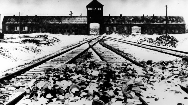 Auschwitz concentration camp, a site the writer has visited many times, where she feels connected to “something intangible”.