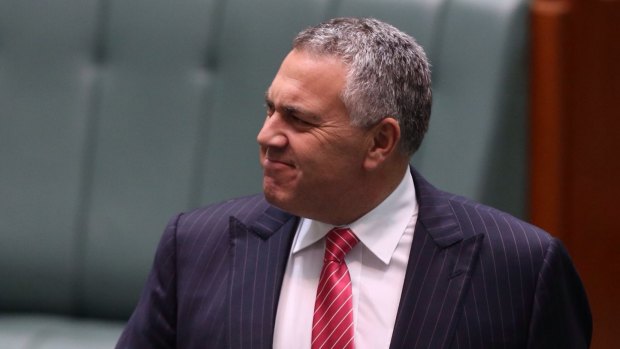 Treasurer Joe Hockey during question time  on Wednesday.