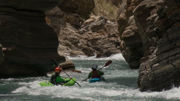 The first kayaking tour of Afghanistan recently took place.