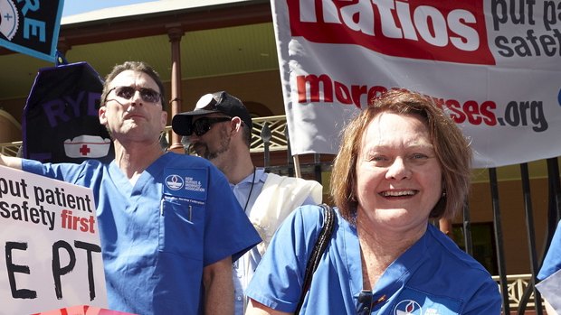 The nurses union argues industrial action successfully altered ratios.