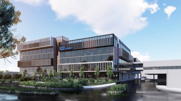 Render of the new Epping private hospital.