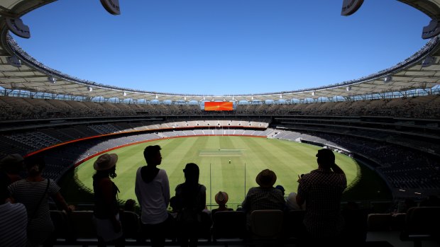 The new $1.6 billion Perth venue has received plenty of criticism over the perceived hardness of the ground.