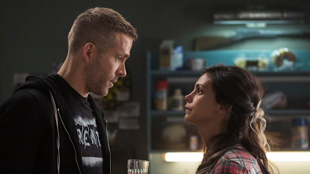 Love bubble burst: Ryan Reynolds, left, and Morena Baccarin in the first Deadpool.