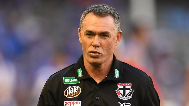 St Kilda coach Alan Richardson has raised concerns about crowd influence on decisions in Perth.