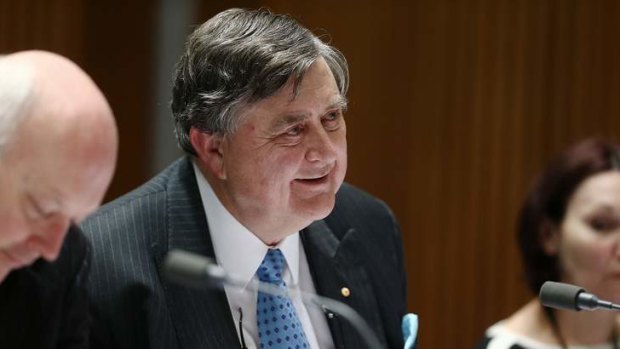 ASIO Director-General David Irvine appears. Photo: Alex Ellinghausen