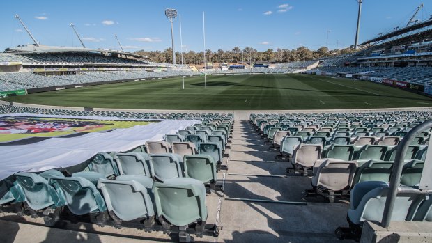 Canberra Stadium is one of the oldest venues in the NRL and Super Rugby.