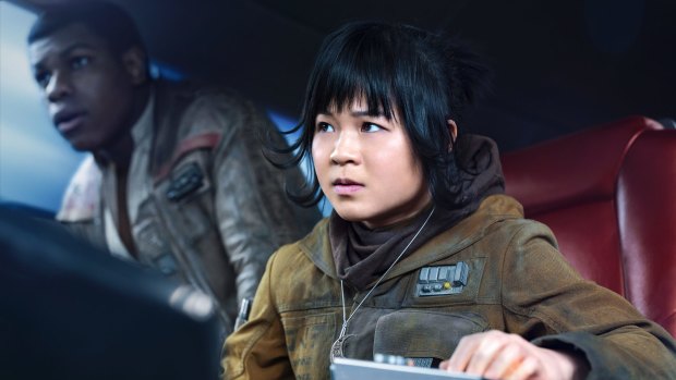 Kelly Marie Tran as Rose in Star Wars: The Last Jedi.