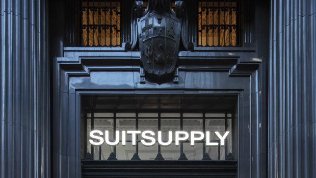 The new site for the retailer Suit Supply, Pitt Street, Sydney