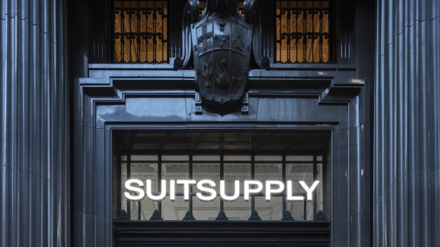 The new site for the retailer Suit Supply, Pitt Street, Sydney