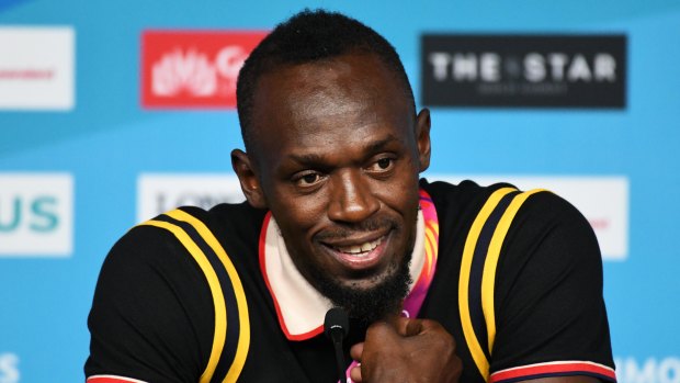 Drawcard: Usain Bolt remains the biggest thing in athletics, even in retirement. 