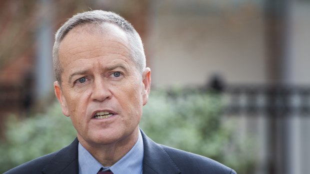 Opposition leader Bill Shorten has announced Labor would repeal tax cuts for businesses with a turnover of between $10 million and $50 million.