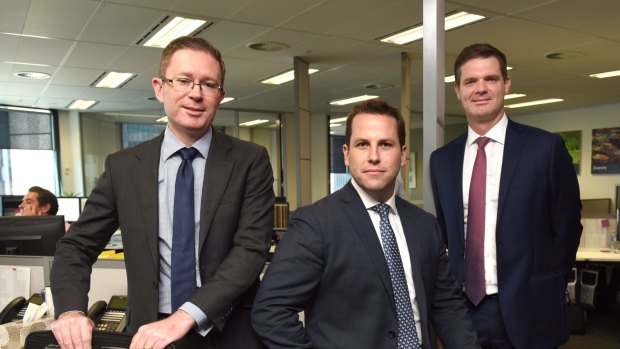 Tribeca's Greg Cassidy, Ben Cleary and Craig Evans have been revelling in the commodity prices chaos.