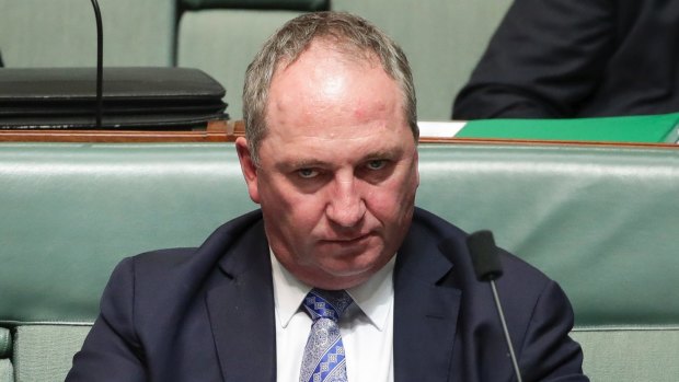 Barnaby Joyce's interview with Sunday Night was not well received.
