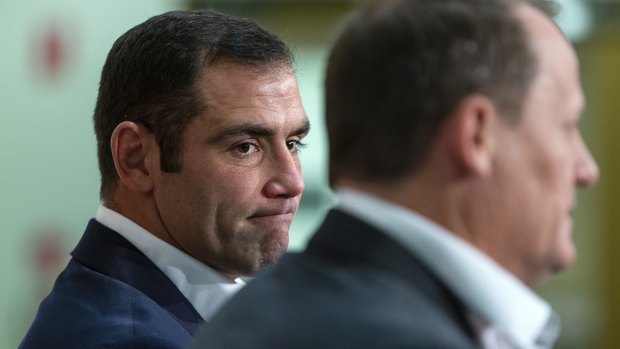 Stepping down: Cameron Smith made his decision to retire from representative football on Tuesday.