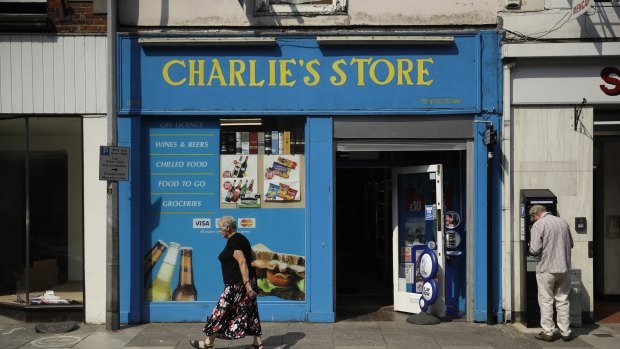 CCTV from Charlie's Store in Salisbury appeared to show Dawn Sturgess the day before she became seriously ill.