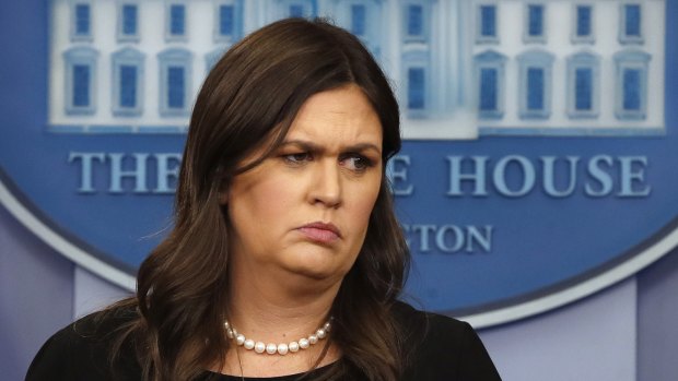 Donald Trump has defended Sarah Huckabee Sanders after she was kicked out of a Virginia restaurant.
