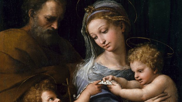 Raphael, Holy Family with Saint John.