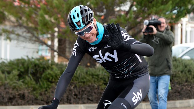"I'm not going to entertain that idea. I will be in the Tour": Chris Froome.