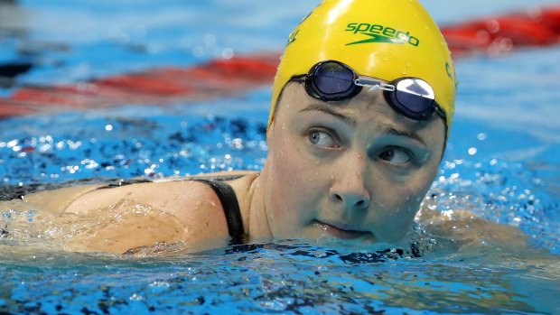 Australia's Cate Campbell did not win a medal in the final of the 100-metre freestyle. 