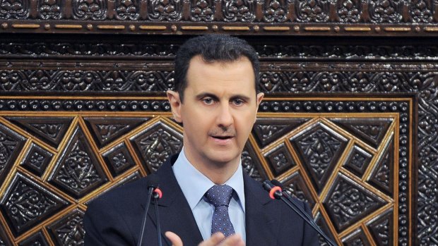 Syrian President Bashar Assad in Damascus in 2013. 