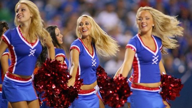 Dallas Cowboys Cheerleaders working on…something. : TedLasso