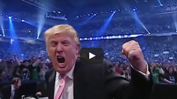 Donald Trump tweets mock video of himself tackling, punching a CNN logo