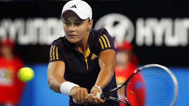 Ashleigh Barty was only playing at the mixed-teams tournament after Casey Dellacqua was forced out through injury.