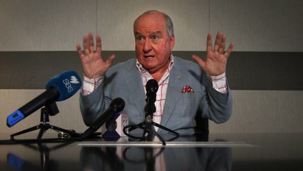 'Unacceptable' ... Alan Jones makes a public apology to the Prime Minister.