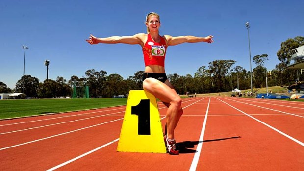 New women's 100m record-holder Melissa Breen.