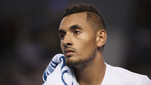 "It's on me, I guess. My body's not in good enough shape. You live and you learn," Kyrgios said afterwards.