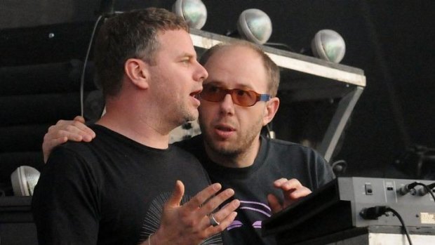 <i>This Is Not A Game</i>....Tom Rowlands (R) and Ed Simons of The Chemical Brothers.