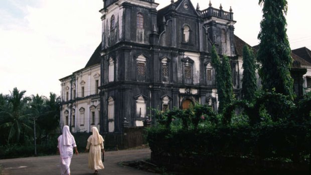 The church and convent of St John of God in old Goa.
