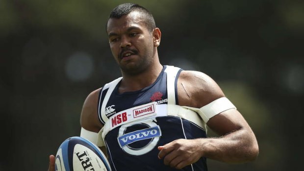 Former Rebel with a cause: Waratahs and Wallabies star Kurtley Beale.