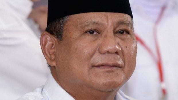 Challenged the result: Presidential candidate Prabowo Subianto.