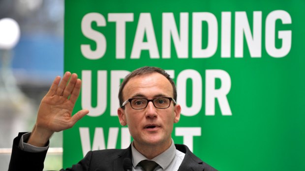 A vote of confidence for the arts: Greens arts spokesman Adam Bandt.