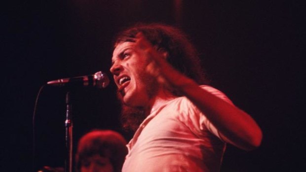 Joe Cocker performs at the Fillmore East Concert on March 28, 1970, in New York.
