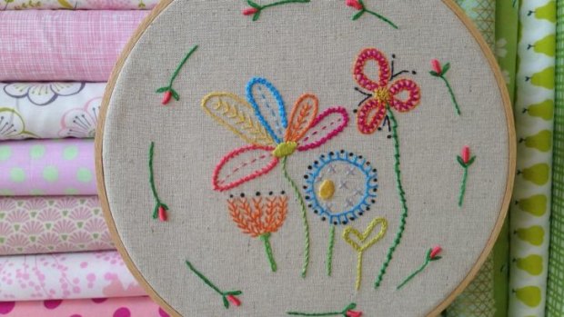 An embroidery class will be held at Treehouse Textiles in  Mornington on May 26.