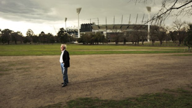 The ground being used for car parking at the MCG.