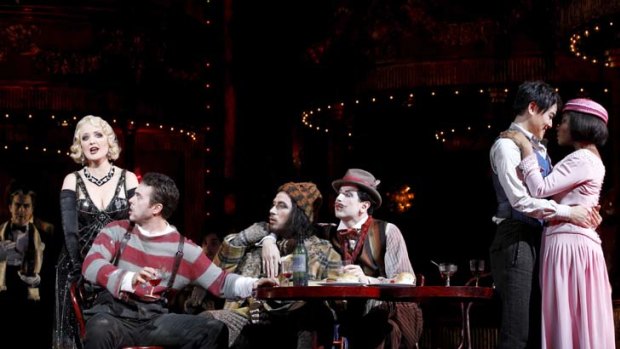 Australian style ... a scene from Gale Edwards' Melbourne production of La Boheme, which is about to open in Sydney.