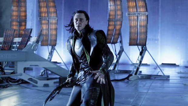 Villain ... Tom Hiddleston as Loki in <i>The Avengers</i> last year.