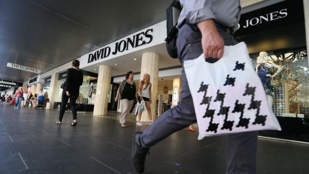 Second quarter sales for David Jones rocketed 4.7 per cent in the three months to January 25 to $618 million.
