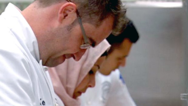 When three heads are better than what they're looking at ... <i>MasterChef</i>