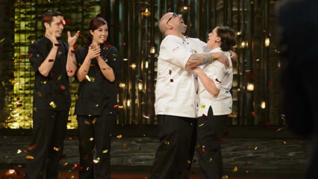 Dan and Steph Mulheron's <i>My Kitchen Rules</i> victory was the most-watched television event of 2013.
